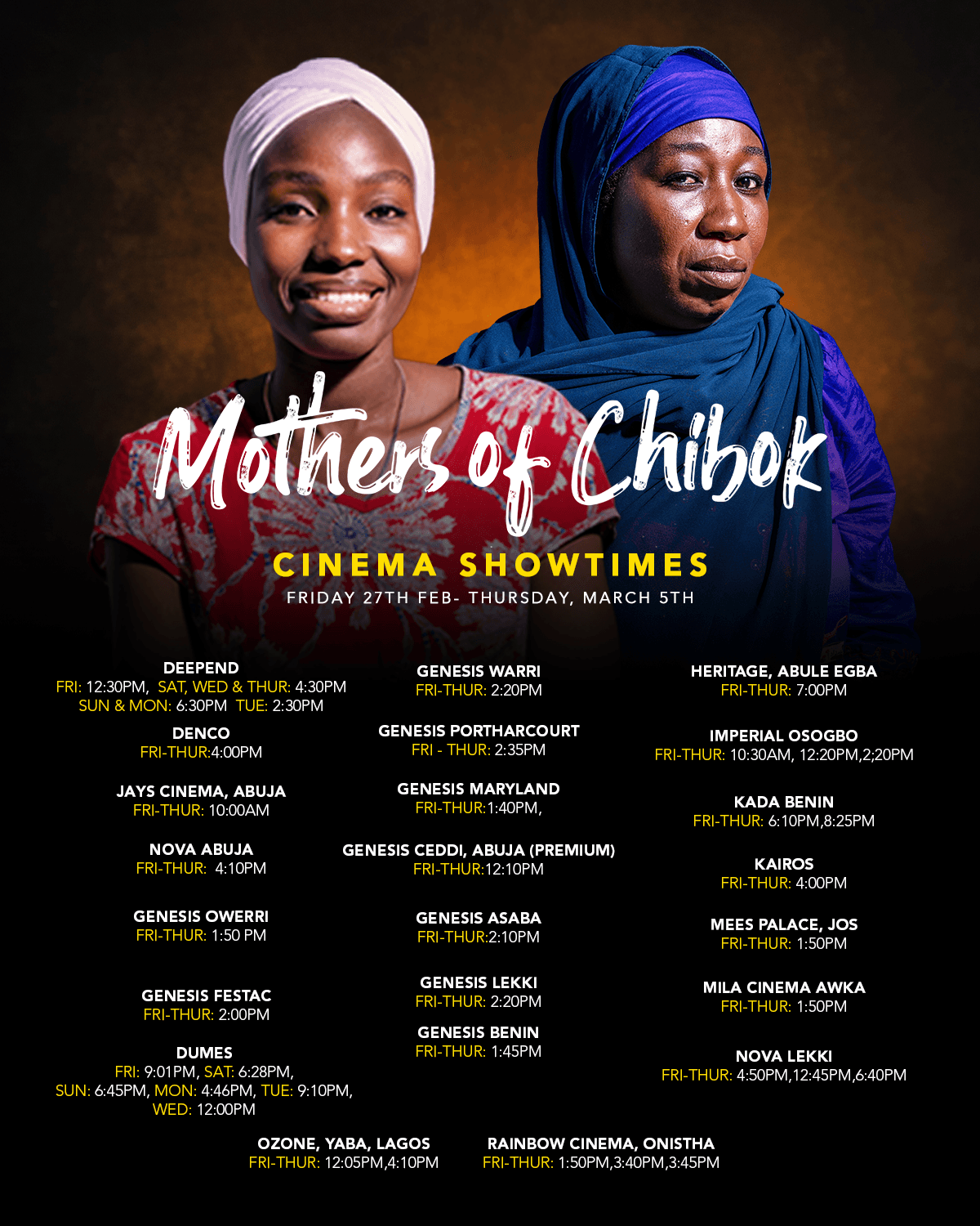 Showtimes - Cinema Listings 2