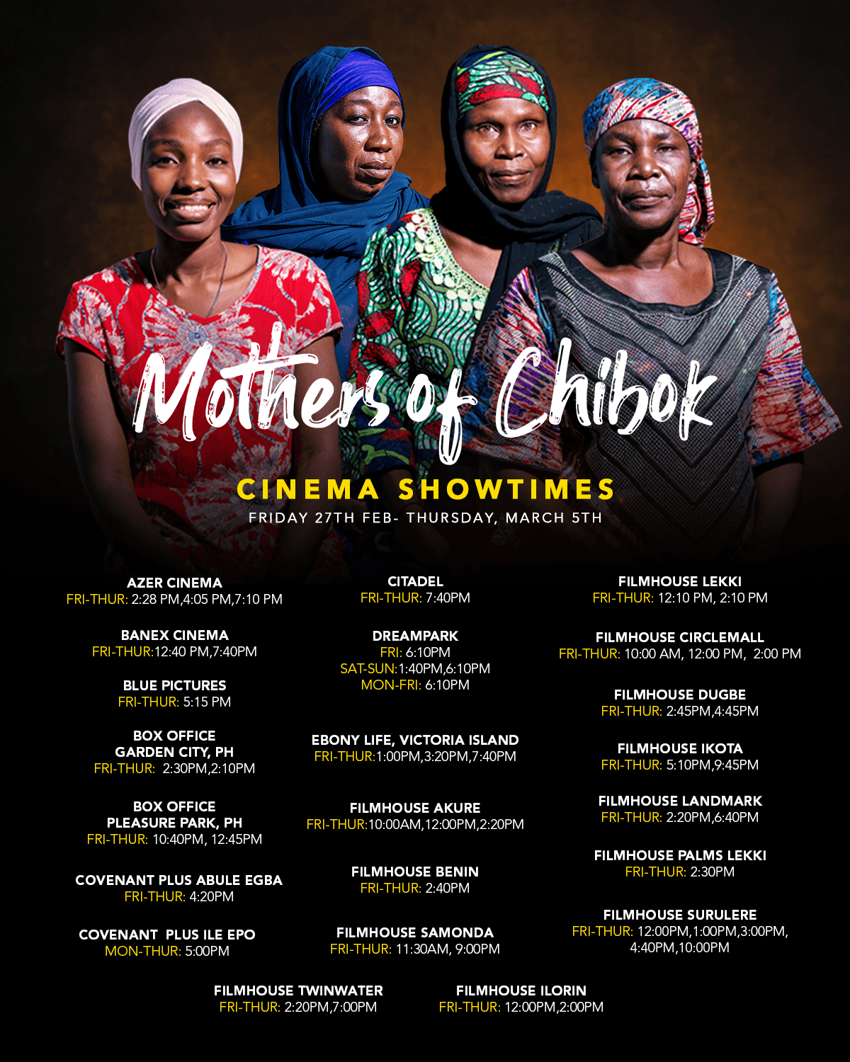 Showtimes - Cinema Listings